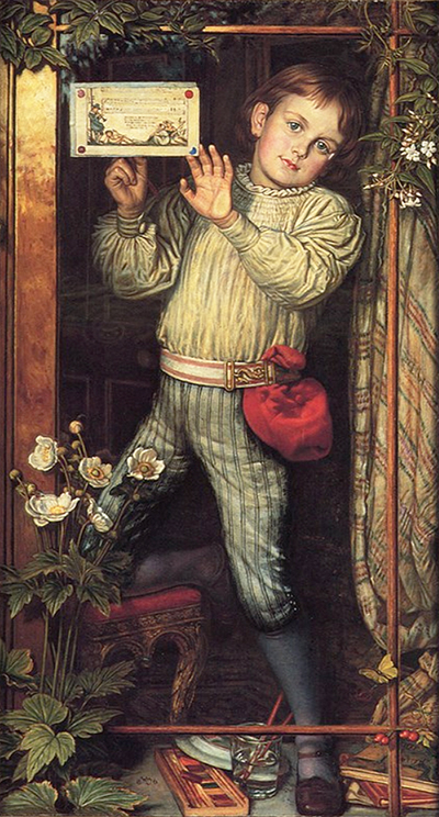 Master Hilary - The Tracer William Holman Hunt